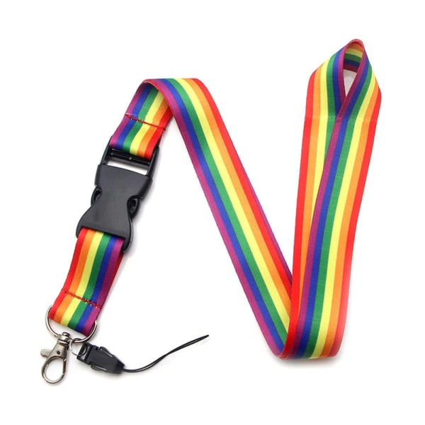 Käytännöllinen RAINBOW avaimenperä Rainbow