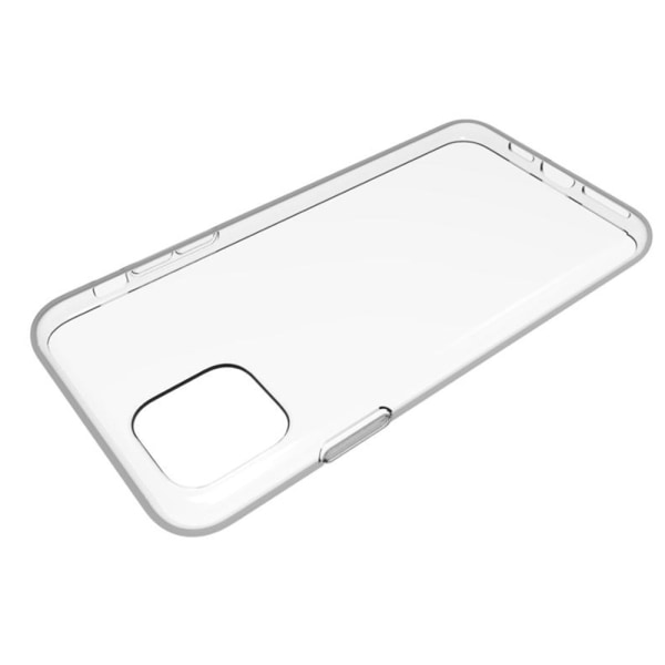 iPhone 11 Pro - Skyddande Smart Silikonskal Transparent/Genomskinlig