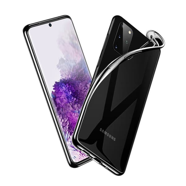 Samsung Galaxy S20 Plus - Genomtänkt Silikonskal Guld Guld