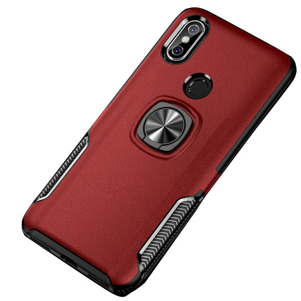Exklusivt Skal med Ringhållare (LEMAN) - Huawei P Smart 2019 Roséguld
