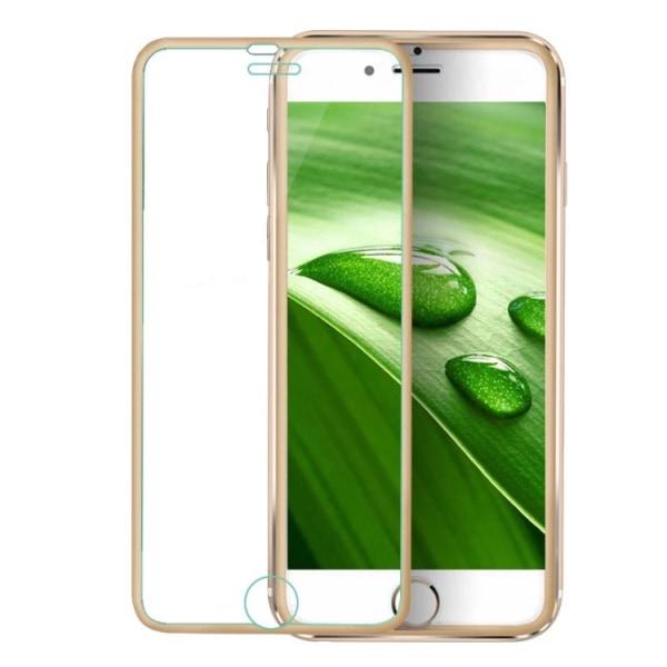 MyGuard Skärmskydd 10-PACK (Aluminium) Fullfit 3D iPhone 6/6S Guld