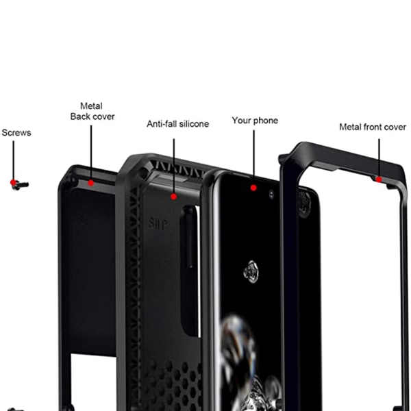 Samsung Galaxy S20 - Robust St�tt�ligt Skal Silver