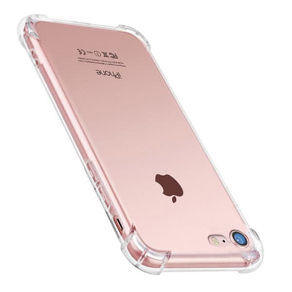 iPhone 16 E  Silikonskal med airbag och kepsfunktion