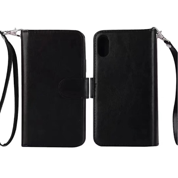 Tilava kotelo 9 kortille ja lisäkuorelle iPhone X/XS Vit