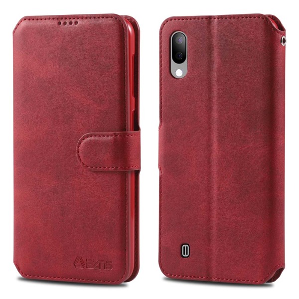 Samsung Galaxy A10 - Kraftfullt Plånboksfodral Röd