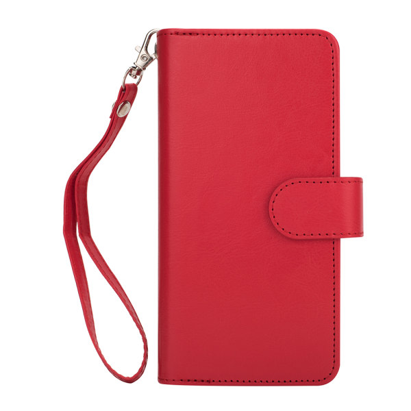 Lommebokdeksel med dobbel funksjon for Samsung Galaxy S9+ Röd