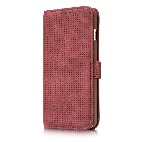 Plånboksfodral i Retrodesign från LEMAN till iPhone 6/6S Plus Blå