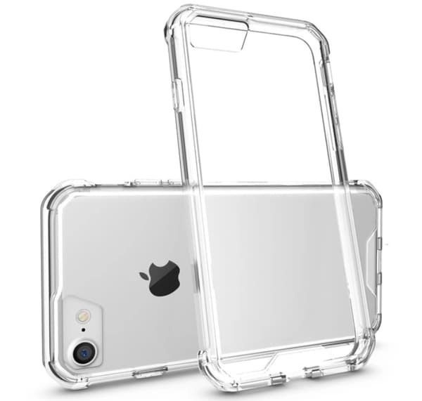 Praktiskt Stilrent Silikonskal (Extra Stötdämpning) för iPhone 7 Rosa