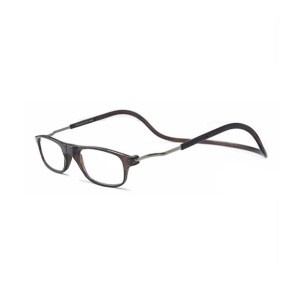 Smarte læsebriller med magnet Brun 1.5