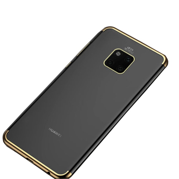 Huawei Mate 20 Pro - Skyddande Silikonskal Guld