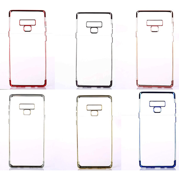 Samsung Galaxy Note 9 - Robust fleksibelt silikondeksel Svart Svart