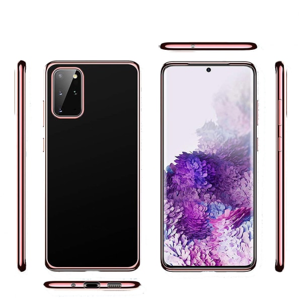 Elegant St�tt�ligt FLOVEME Skal - Samsung Galaxy S20 Plus Röd Röd