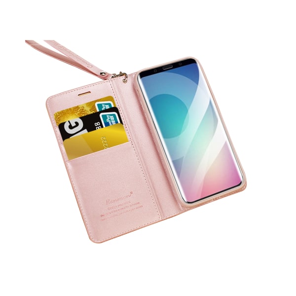 Hanmanin tyylikäs lompakkokotelo - Samsung Galaxy S9+ Mint