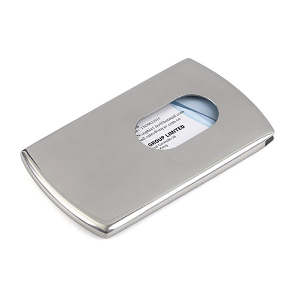 Korthållare (Rostfritt Stål) Leman Silver Silver