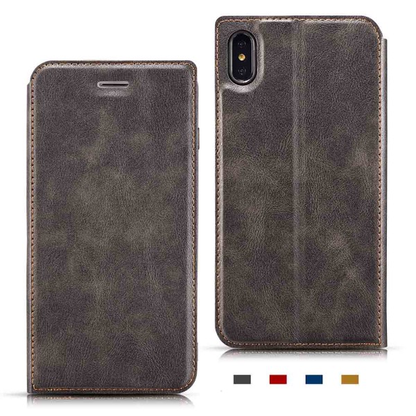 Robust Kraftfullt Pl�nboksfodral - iPhone X/XS Brun