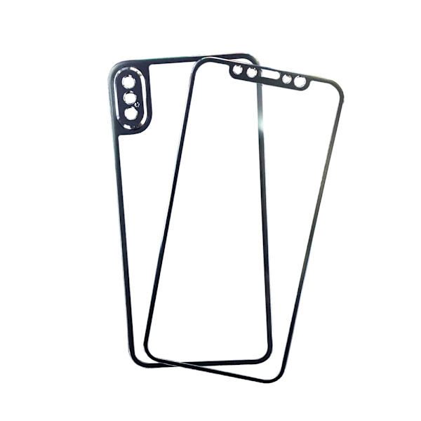 iPhone X/XS - Skärmskydd i Aluminium (HuTech) Fram&Back Guld