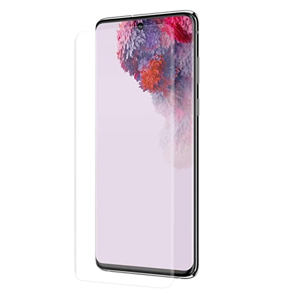 Galaxy S20 3-PACK Skärmskydd 9H 0,2mm Nano-Soft HD-Clear Svart
