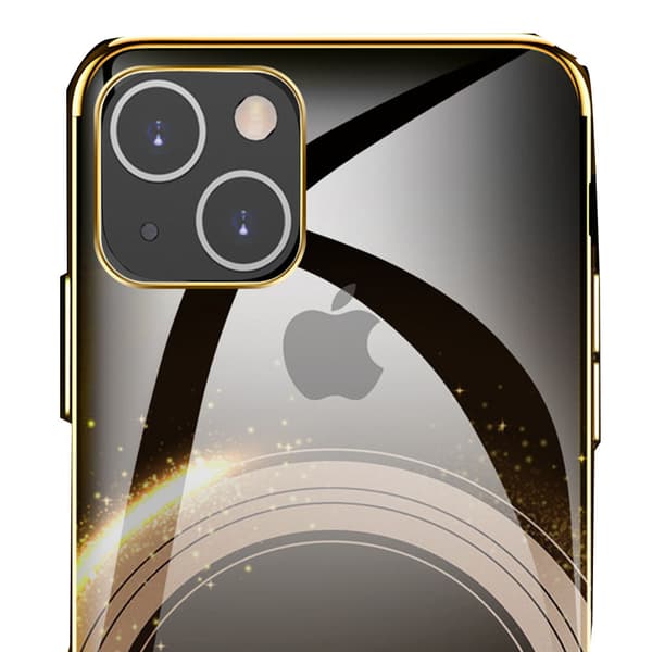 Tunt & Stötdämpande Skal kompatibelt med iPhone 13 Silver