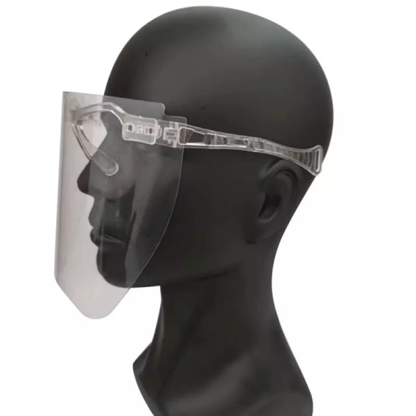 Skyddande Bekväm Face Shield Skyddsvisir Ansiktsvisir Transparent/Genomskinlig