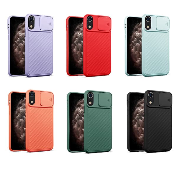 iPhone XR - Kraftig deksel med kamerabeskyttelse Orange