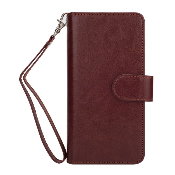 Elegant deksel med lommebok til Samsung Galaxy S9+ Röd