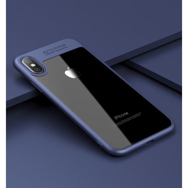 iPhone X/XS - Skal AUTO FOCUS Blå