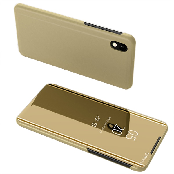 Genomtänkt Fodral LEMAN - Huawei Y5 2019 Guld