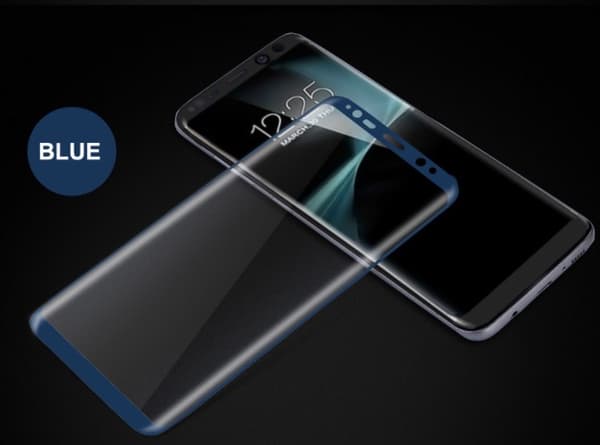 Samsung Galaxy S8 - (3-PACK) HuTech EXXO-näytönsuoja kehyksellä Silver/Grå