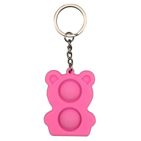 Mjuk Teddybj�rn Fidget Toy / Pop It / Simple Dimple Blå