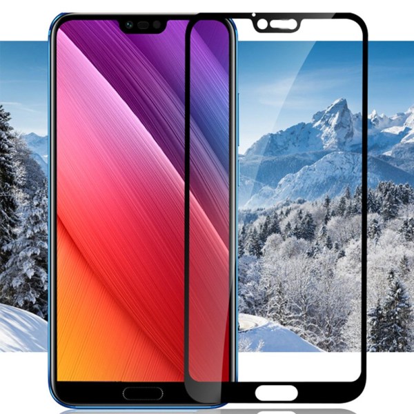 3-PACK Huawei Honor 10 näytönsuoja 2.5D HD 0.3mm Svart