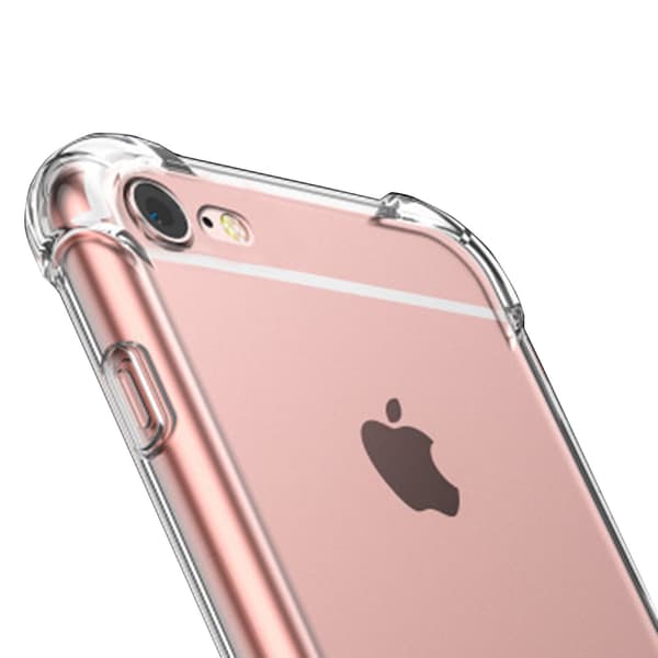 iPhone 16 E  Silikonskal med airbag och kepsfunktion