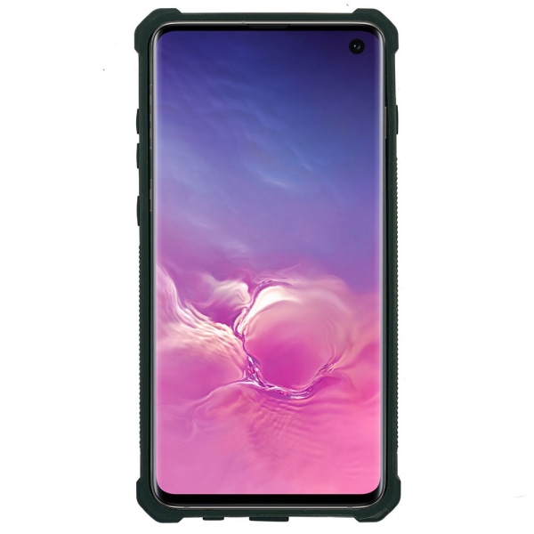 Samsung Galaxy S10e - Ainutlaatuinen EXXO-suojakotelo Kulmasuoja Kamouflage Rosa