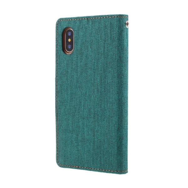 Canvas-Fodral iPhone X/XS Fodral (Vintage-modell) Svart