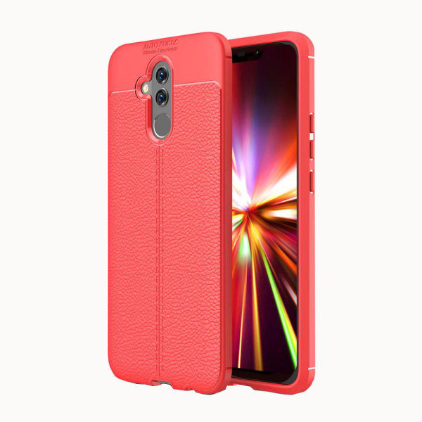 Huawei Mate 20 Lite stilfuldt silikonecover (AUTO FOCUS) Röd