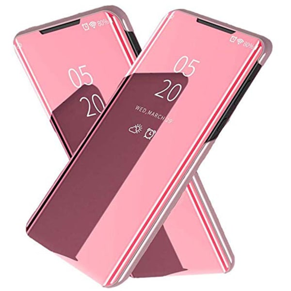 Samsung Galaxy S21 Plus - Stilrent Praktiskt LEMAN Fodral Roséguld