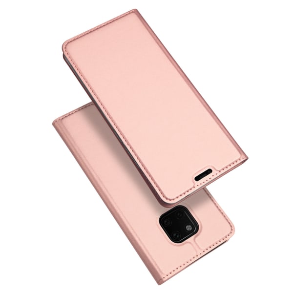 DUX DUCIS Stilrent Fodral med Kortfack - Huawei Mate 20 Pro Guld