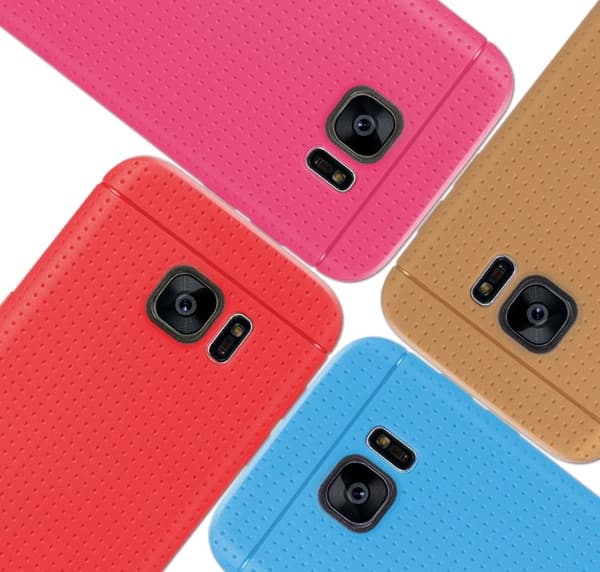 Samsung Galaxy S7 Edge - Silikonskal Brun Brun