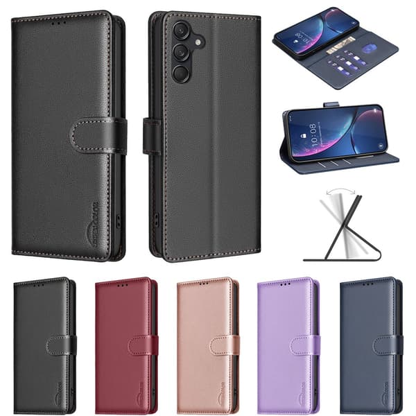 Samsung Galaxy A17 5G Plånboksfodral Mörkblå