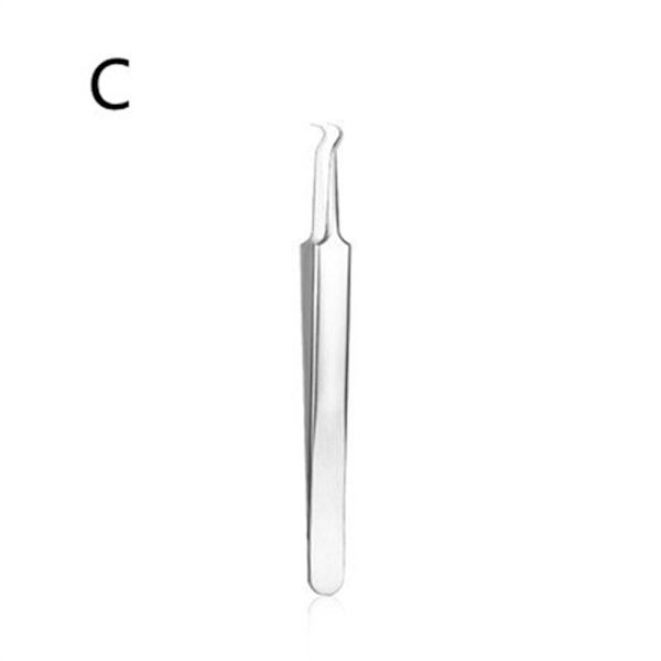 Rustfrit stål pincet (akne/hudorme) B