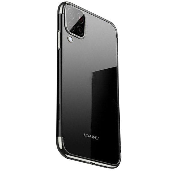 Huawei P40 Lite - Tyylikäs suojaava silikonikuori (Floveme) Silver