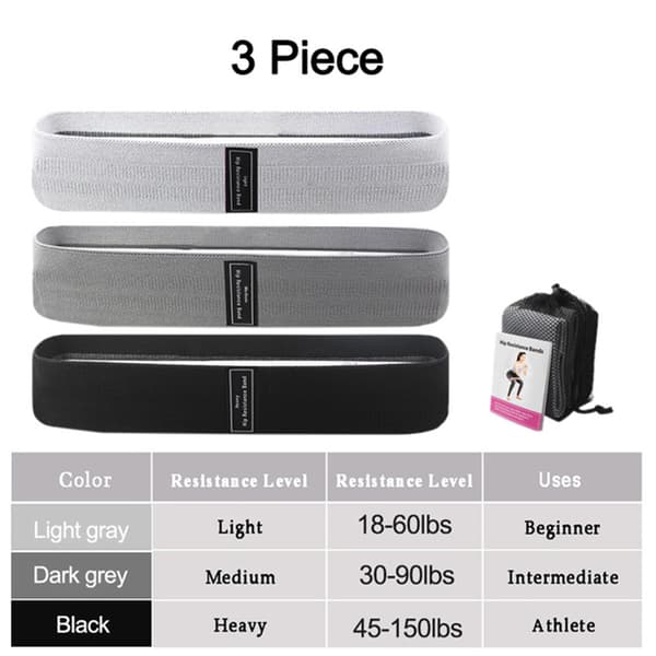 3-Pack Effektfullt Hållbart Träningsband C
