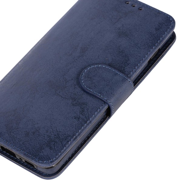 Elegant Leman Fodral med Dubbelfunktion - Samsung Galaxy S10+ Mörkblå