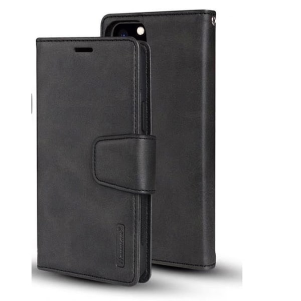 Praktisk lommebokveske med dobbel funksjon - iPhone 11 Pro Max Brun