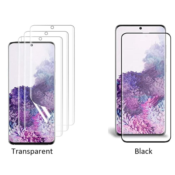 3-PACK Samsung Galaxy Note 20 Ultra Mjukt Skärmskydd PET 0,2mm Transparent/Genomskinlig