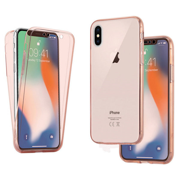 Crystal-Fodral med Touchsensorer (Dubbelsidigt) iPhone XS Max Transparent