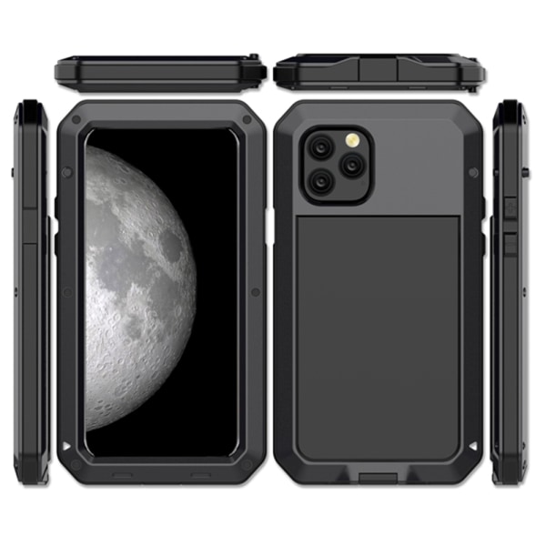 iPhone 11 Pro Max - Skyddande Heltäckande HEAVY DUTY Skal Silver