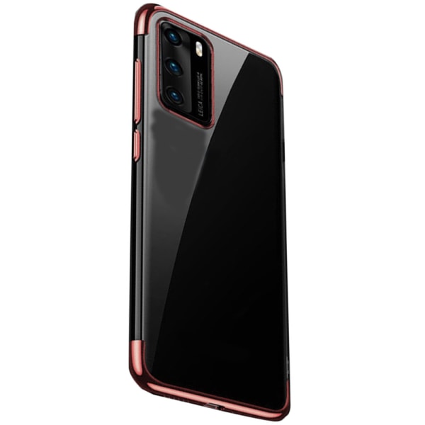 Huawei P40 - Tyylikäs silikonisuojus FLOVEME Röd