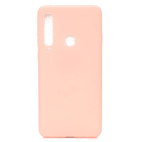 Samsung Galaxy A9 2018 - Stilfuldt silikonebeskyttelsescover (NKOBEE) Röd Röd
