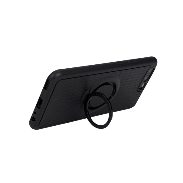 Huawei P10 - Smart Cover med Ring Holder Blå