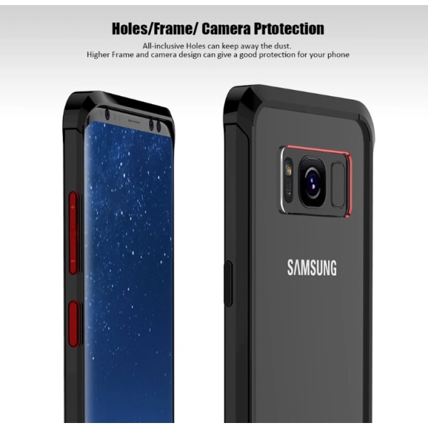 Samsung Galaxy S8+ NAKOBEE Stilrent Skal (ORIGINAL) Genomskinlig